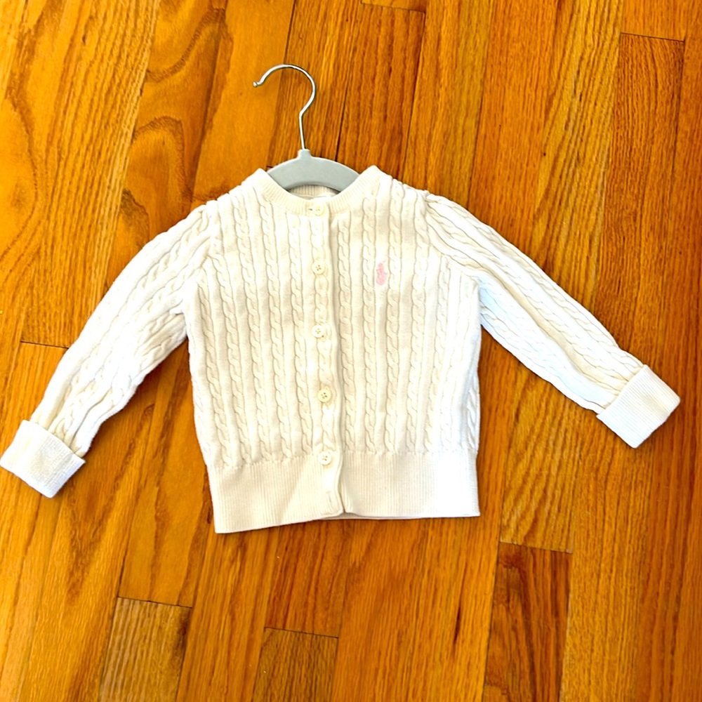 Girl Knit Ralph Lauren Button Down